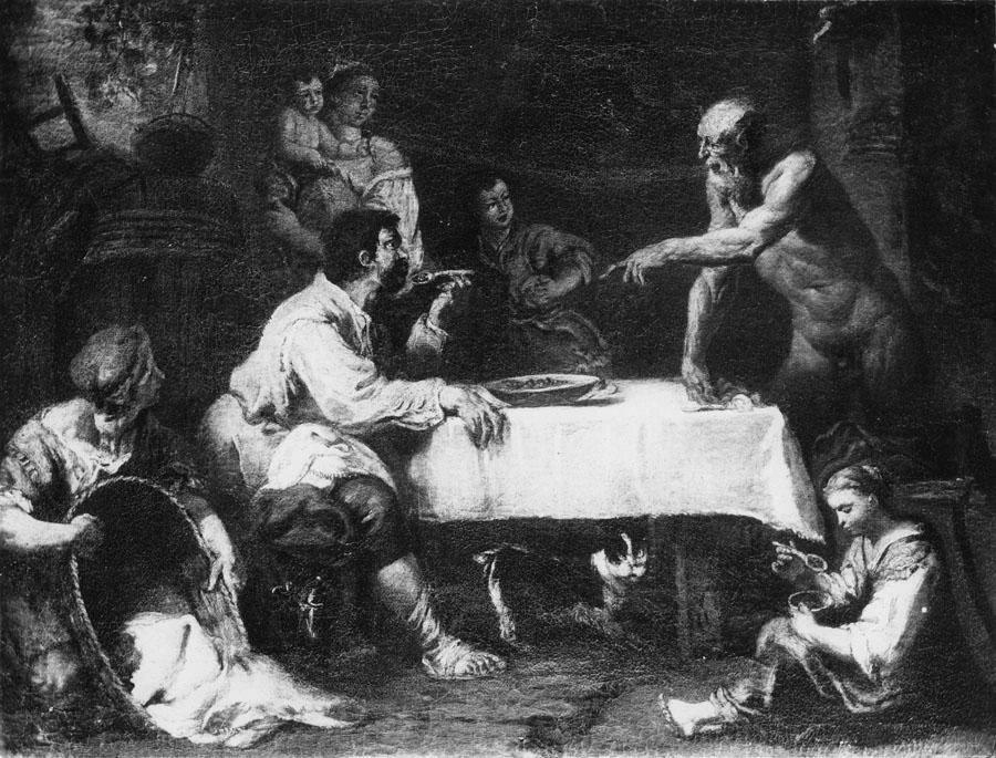 Satiro alla mensa del contadino - Gallerie dell'Accademia, Venezia